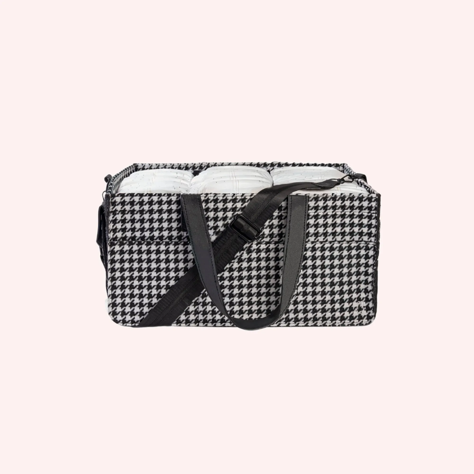 Bunnie Caddie - Houndstooth Black