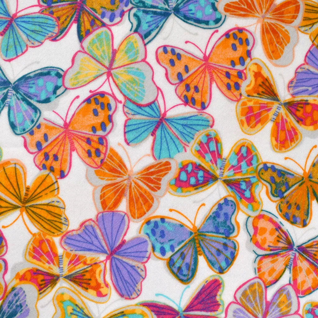 Butterfly Kaleidoscope Cozy Cotton Flannel Multi