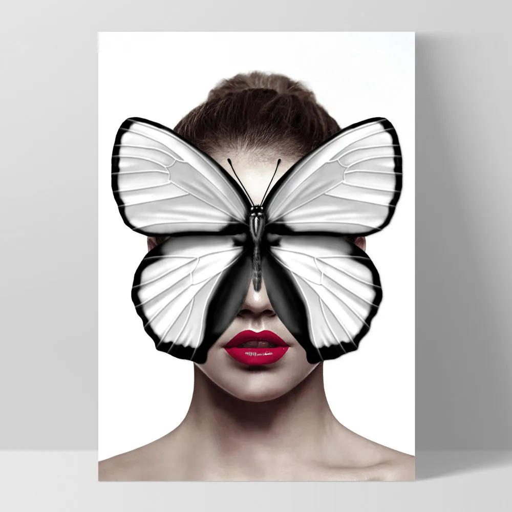 Butterfly Mask - Art Print