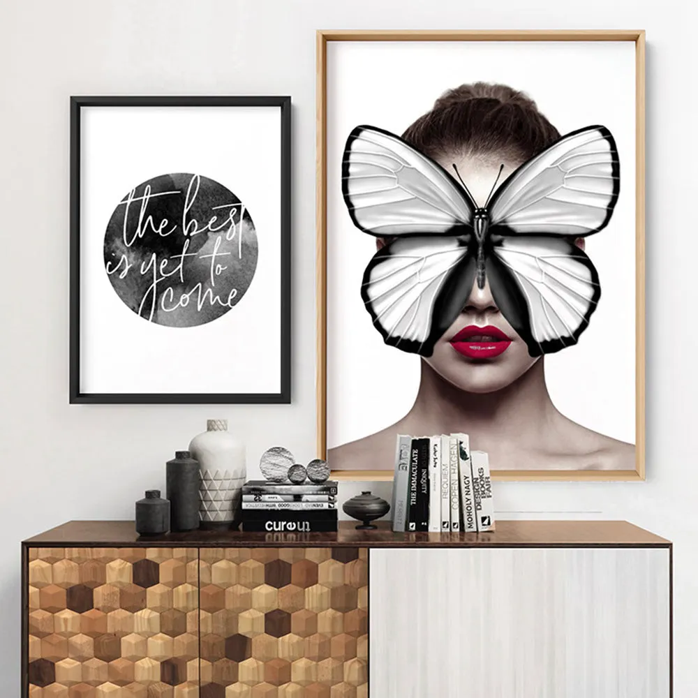 Butterfly Mask - Art Print