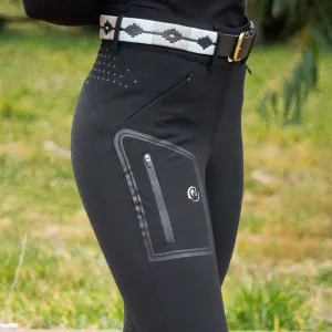 Carrie Winter Fleece Breeches - Black