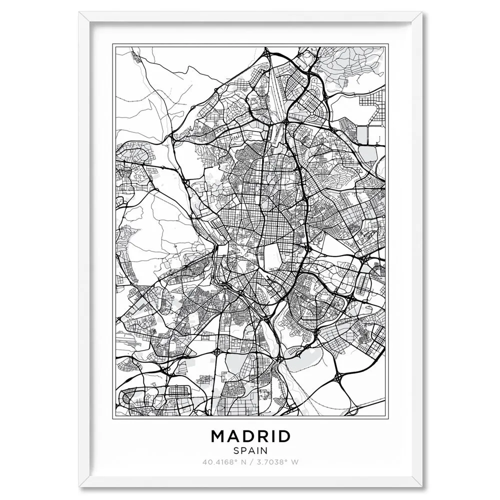 City Map | MADRID - Art Print