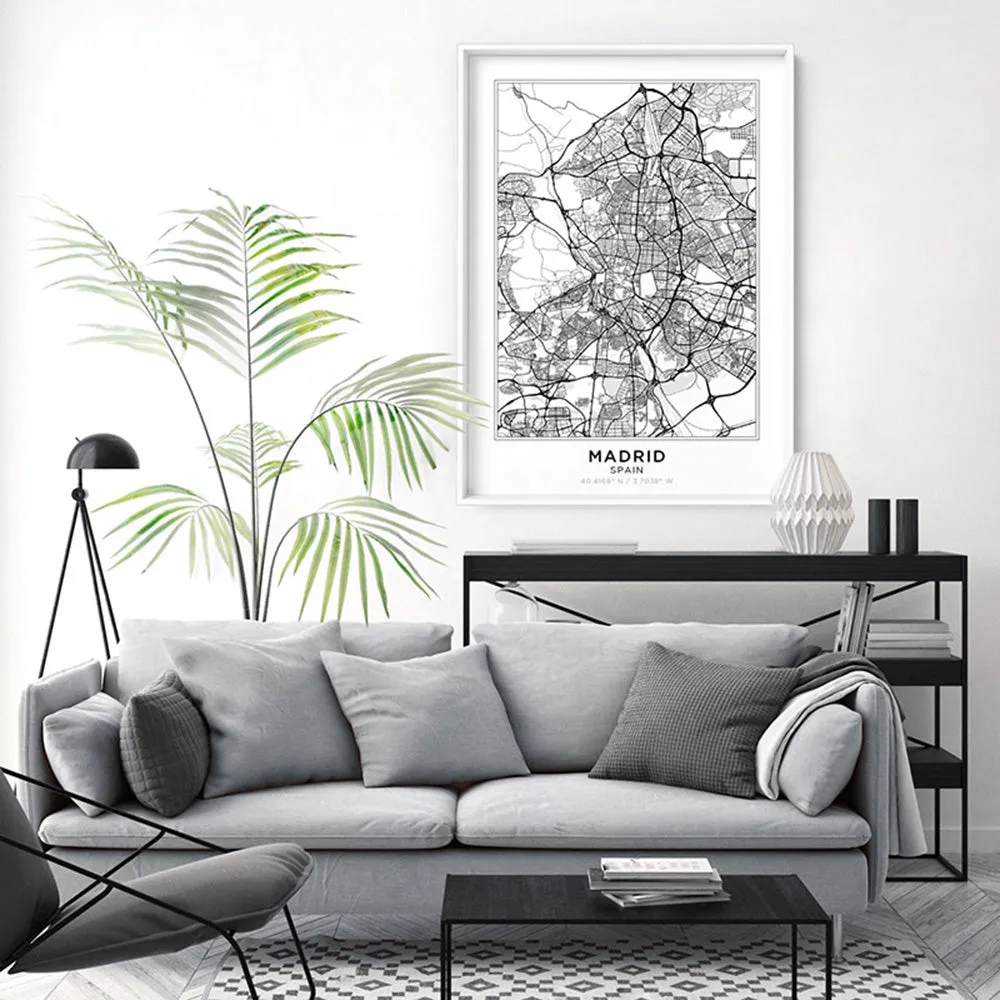 City Map | MADRID - Art Print