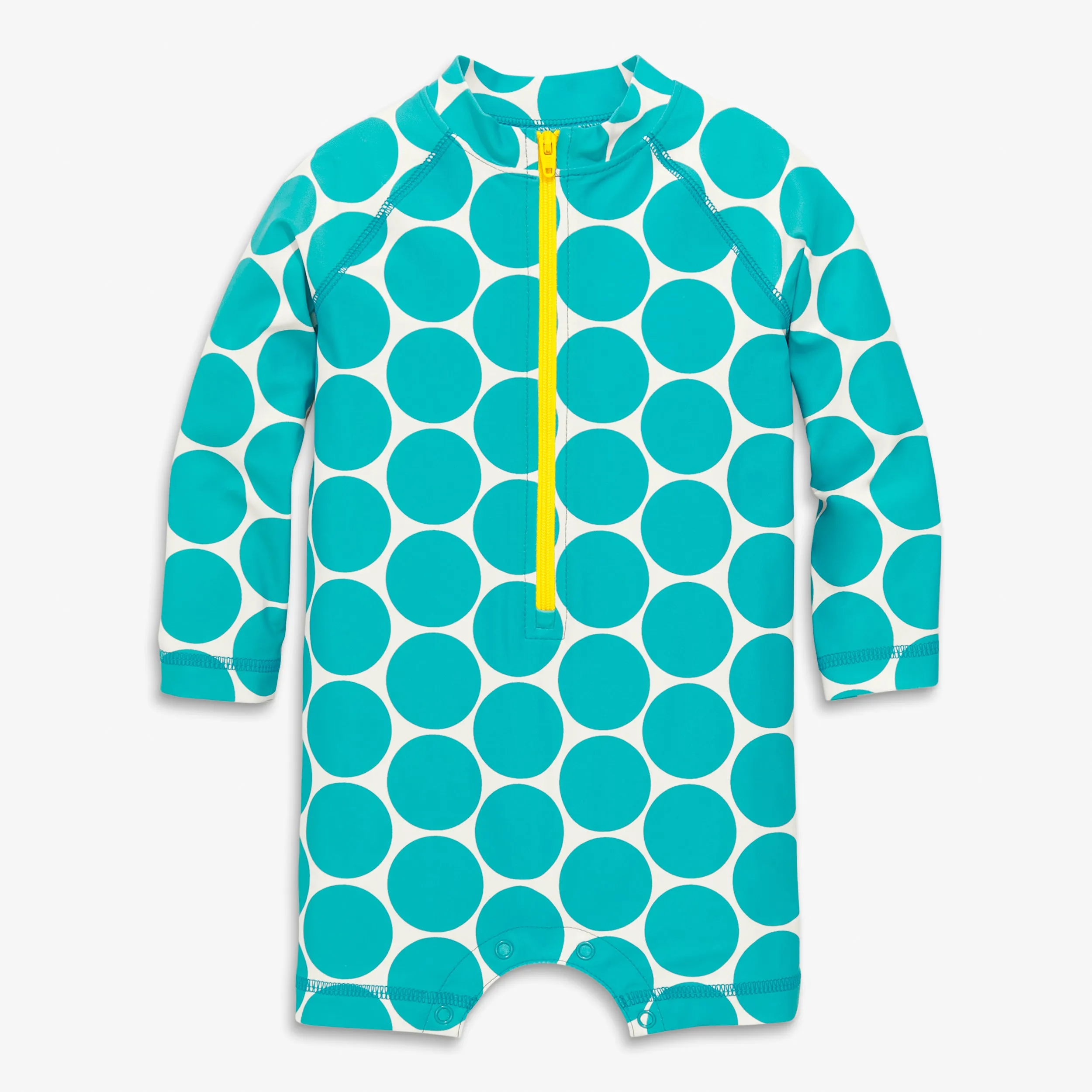 Clearance baby one-piece rash guard in dot