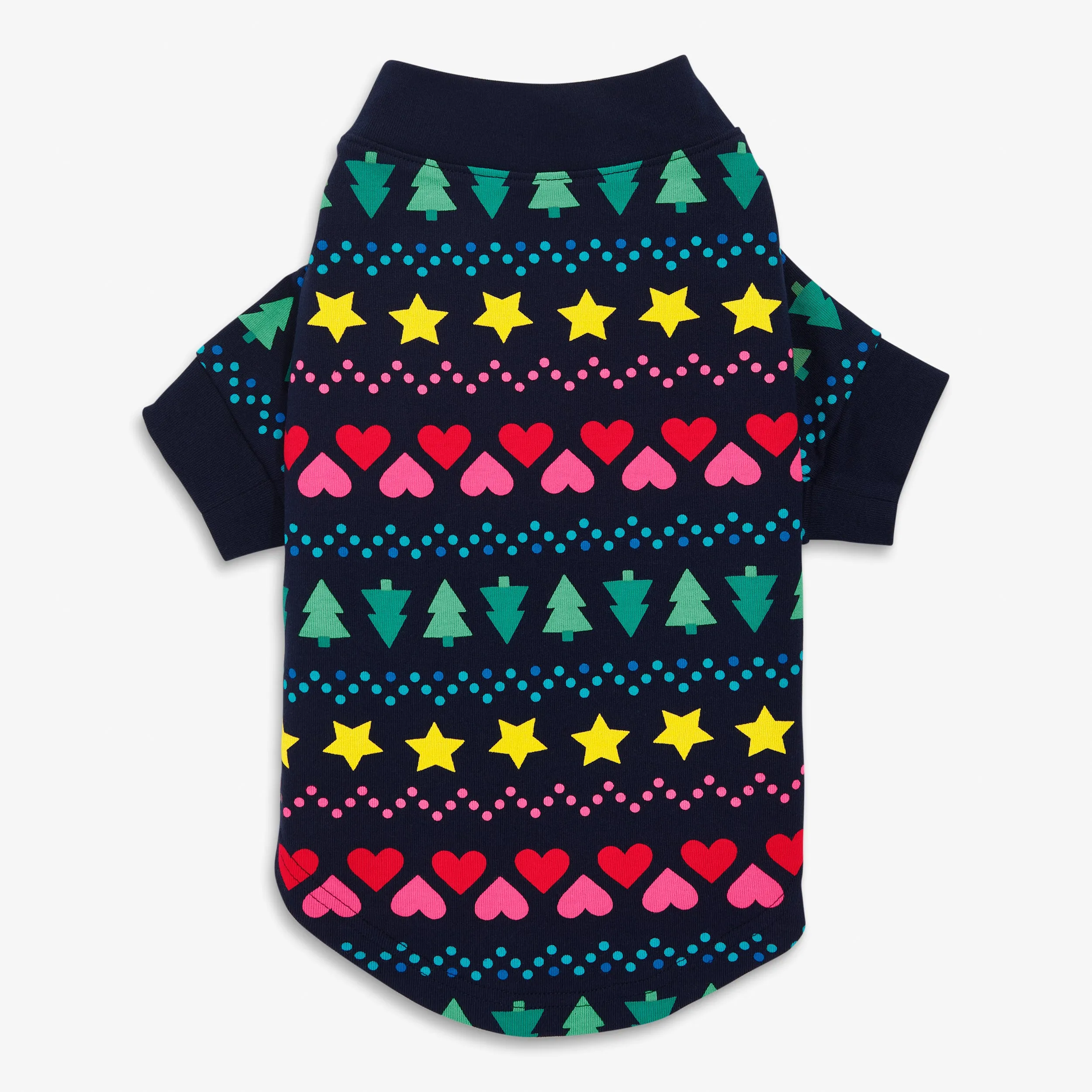 Clearance pet organic pj top in fair isle