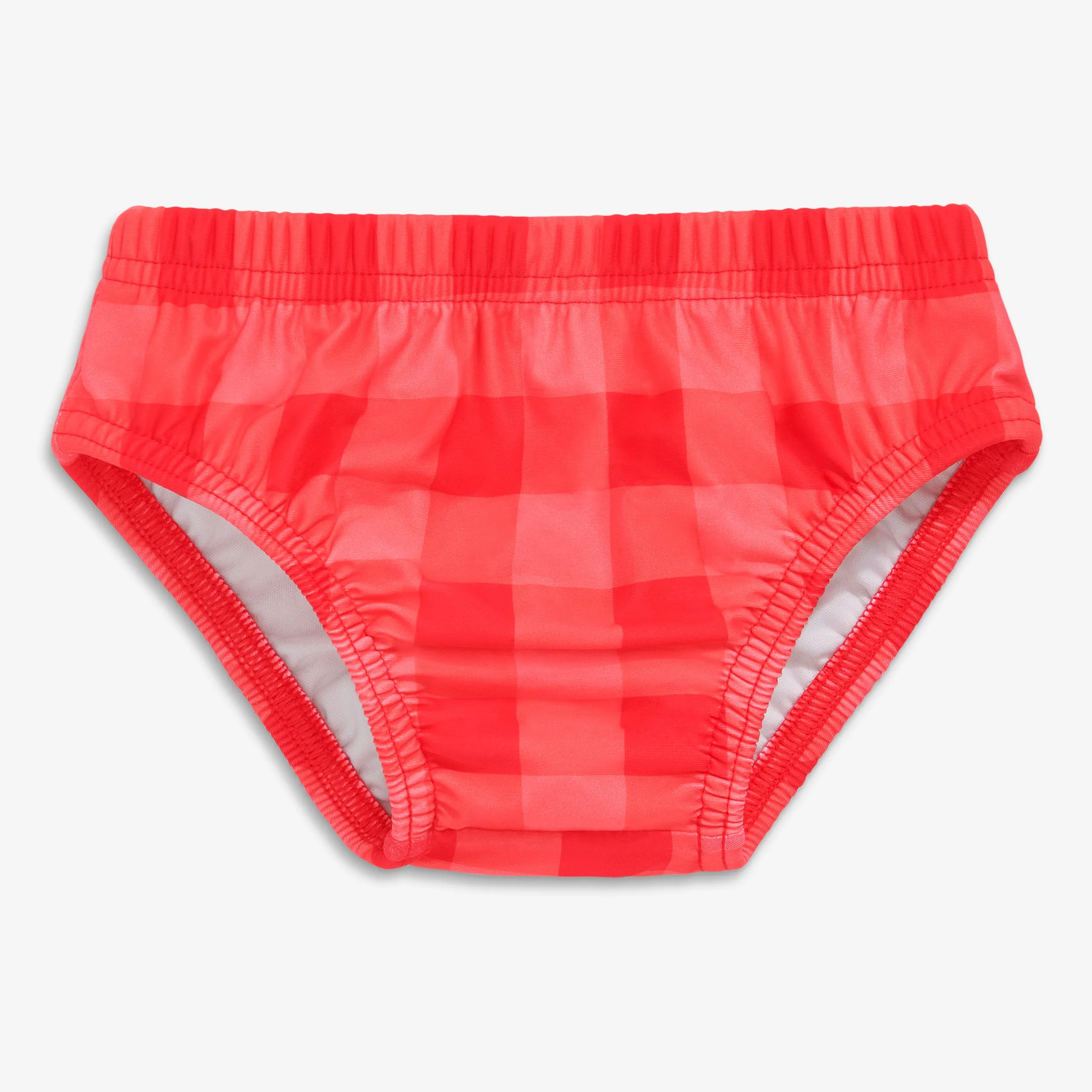 Clearance swim diaper in gingham