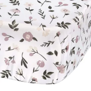 Crib flat sheet - Floral