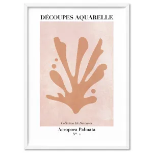 Decoupes Aquarelle VII - Art Print