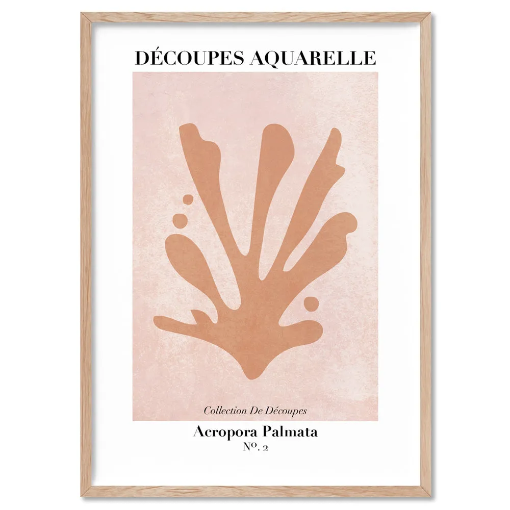 Decoupes Aquarelle VII - Art Print