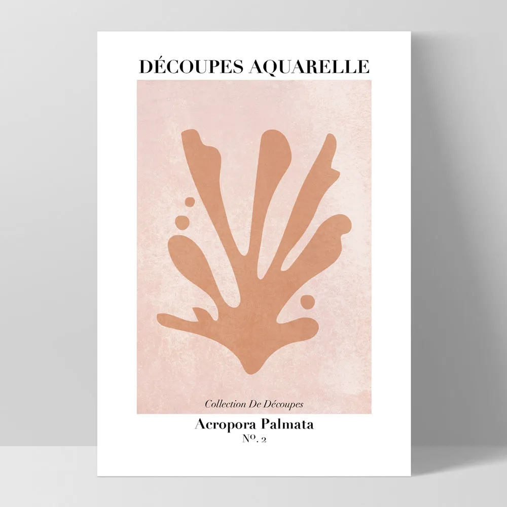 Decoupes Aquarelle VII - Art Print