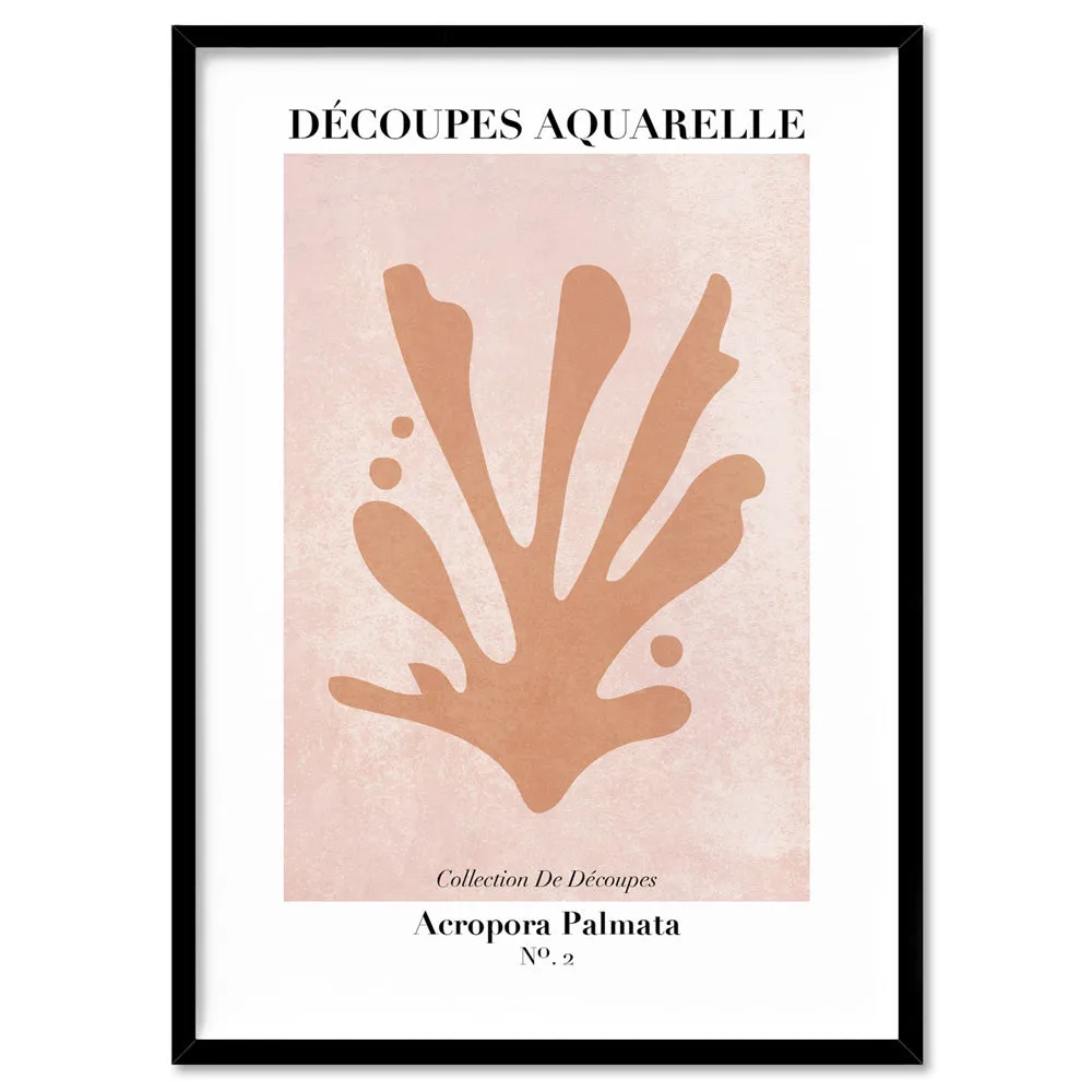 Decoupes Aquarelle VII - Art Print