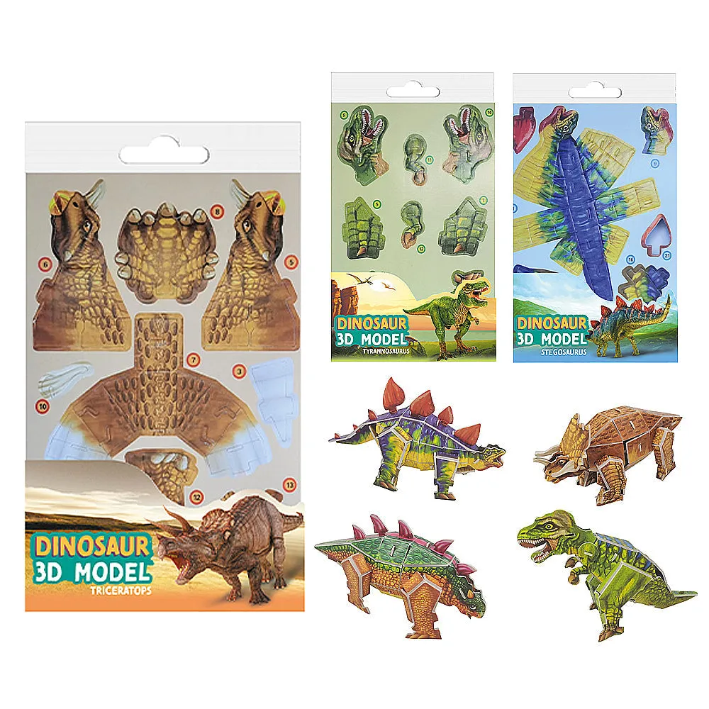 Dinosaur 3D Model Playset