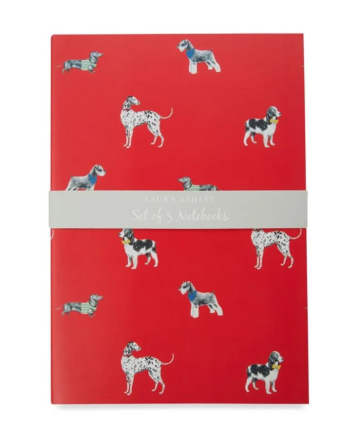 Dogs on Parade Notebooks Set of 3