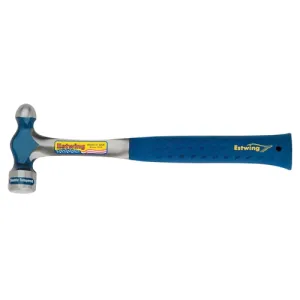 EstWing E3-16BP 16 oz Solid steel ballpeen hammer with blue vinyl shock reduction grip