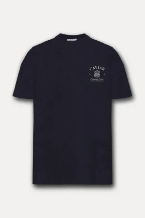 Family First Caviar Tee - Dark Blue