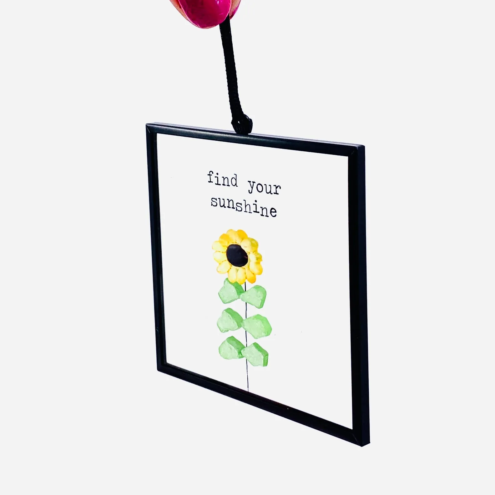 Find Your Sunshine Glass Suncatcher