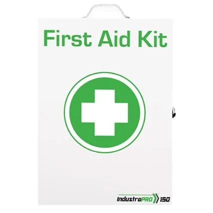 First Aid Kit for Wounds, Burns, CPR, and Eye Injury with Medications - 150 People, Class B, 951 PCS, Metal Cabinet