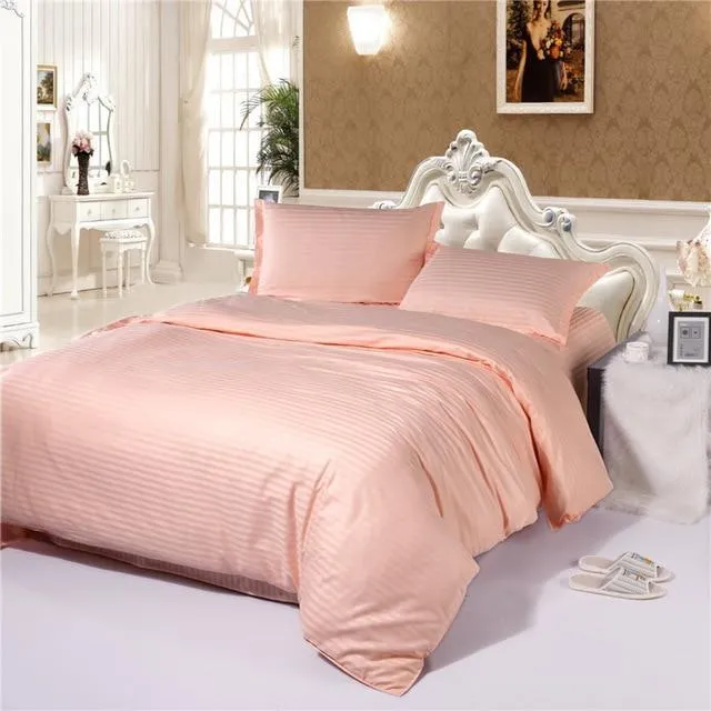 Five Star Hotel Pure color 100% Cotton Bedding set