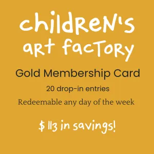 Gold Membership Punch Card: 20 drop-in entries any day of the week. Up to $113 in savings.