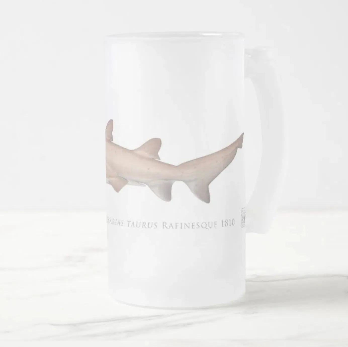 Greynurse Shark - Frosted Glass Stein