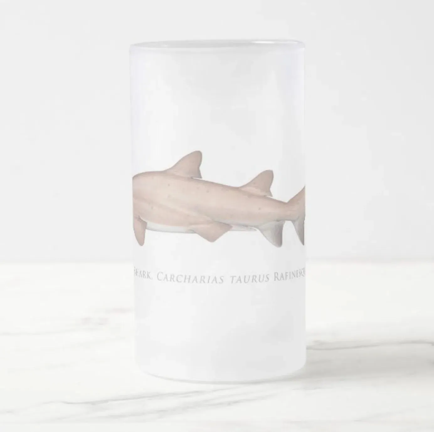 Greynurse Shark - Frosted Glass Stein