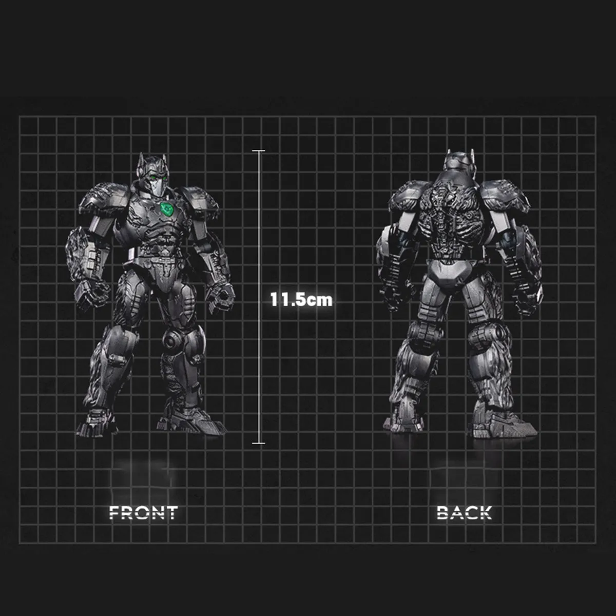 HiPlay Blokees Assembly Model Kits: Transformers Classis Class - Captain Gorilla, Mecha Musume Style, Height 12cm Miniature