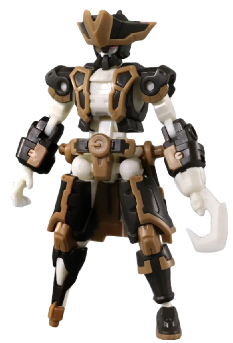 HiPlay FIFTYSEVEN Plastic Model Kits: Armoreo Puppet - MR.J Pirate Captain 1:24 Scale Collectible Action Figures (MR.J)