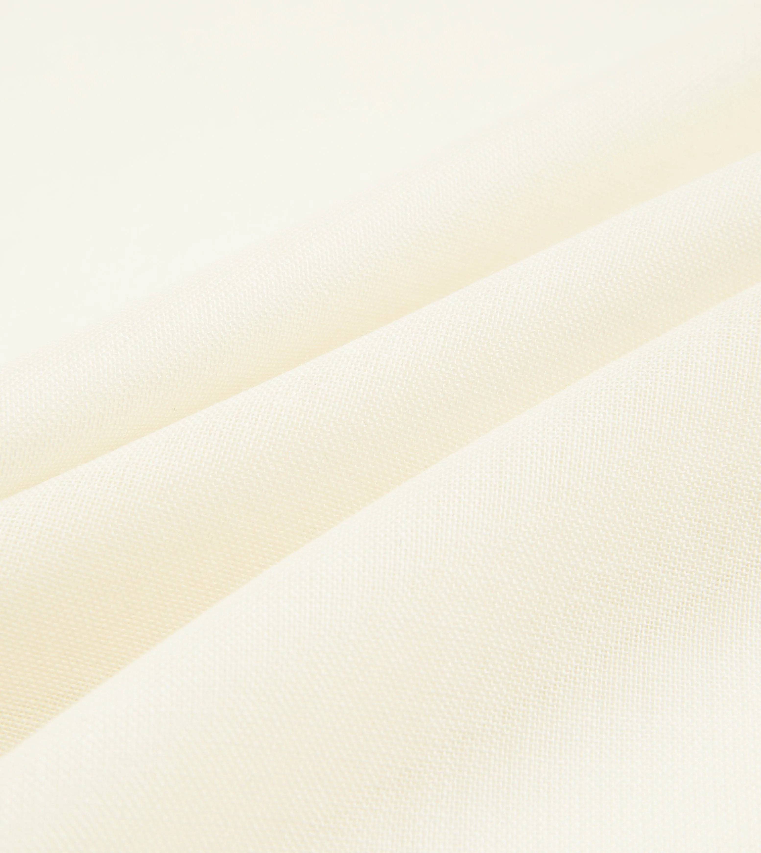 Ivory and Gold Shoestring Border Silk Pocket Square