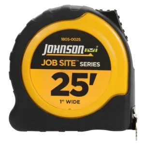 Johnson Yellow Tape Measurer - 1" x 25'