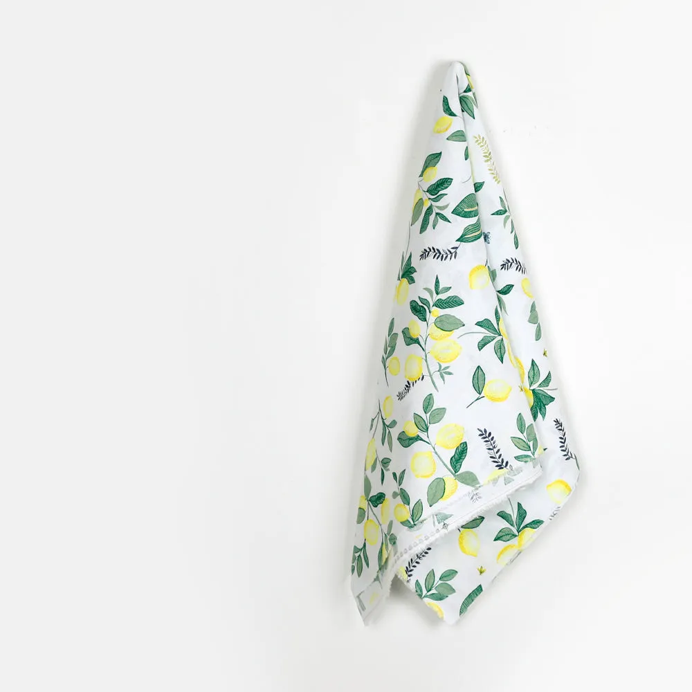 Lemon Season Linen - Yellow / Green