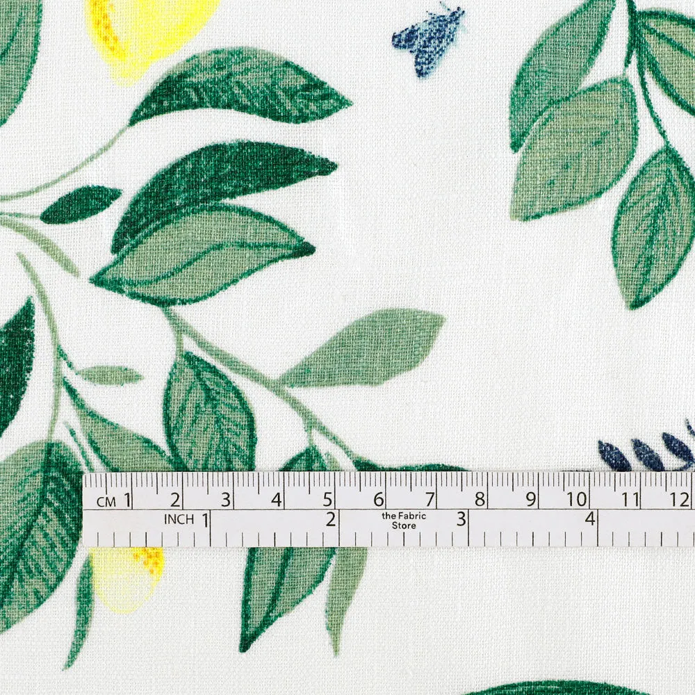 Lemon Season Linen - Yellow / Green