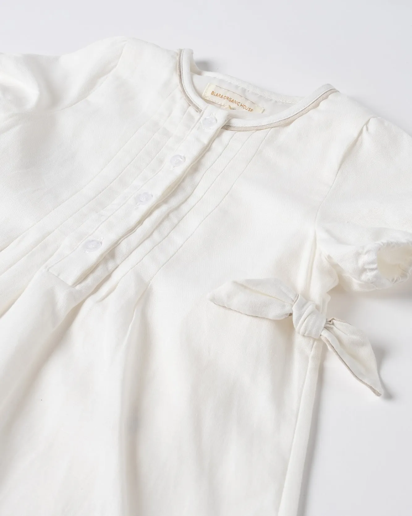 Linen Bow Dress