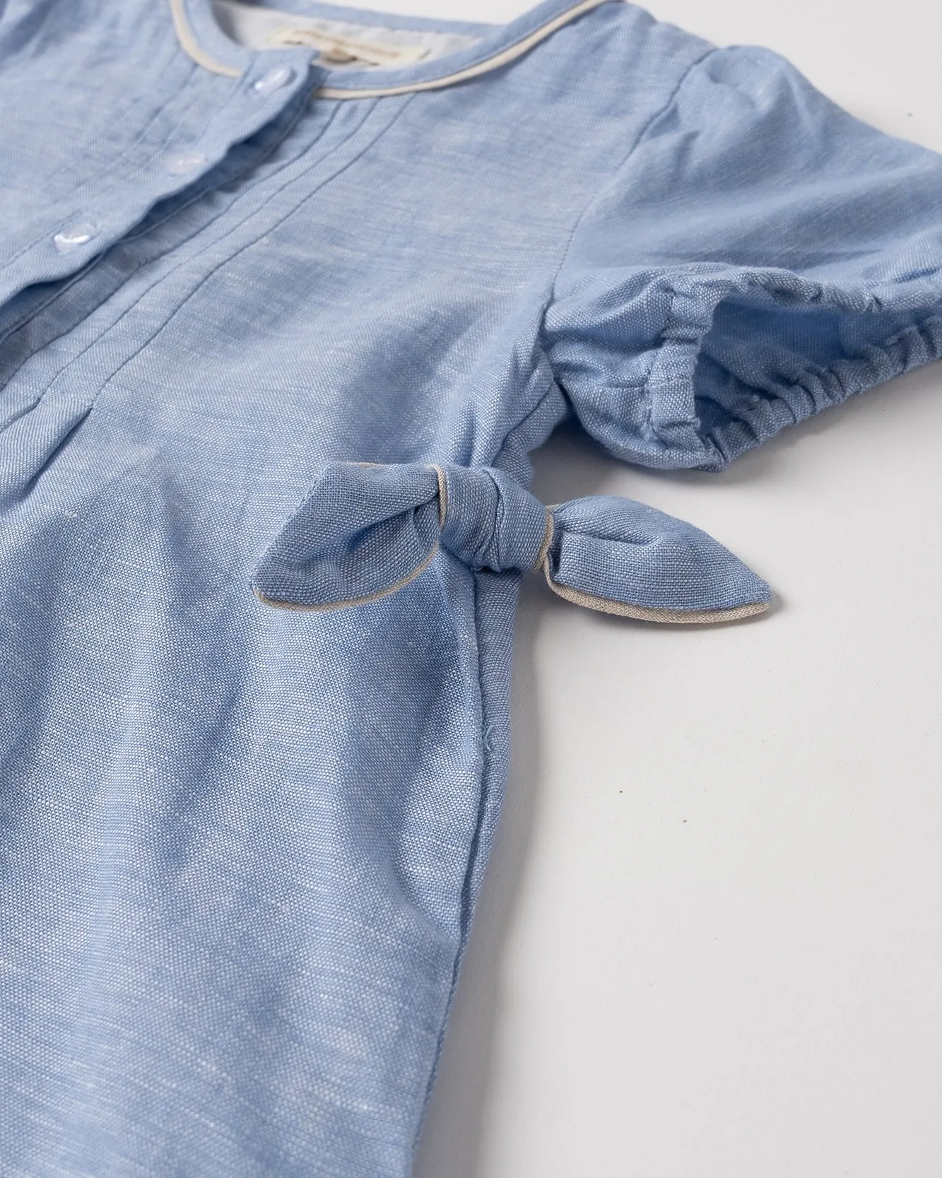 Linen Bow Dress