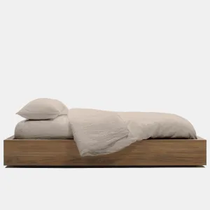 Linen Duvet Cover - Oyster