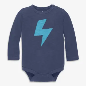 Long sleeve bolt babysuit