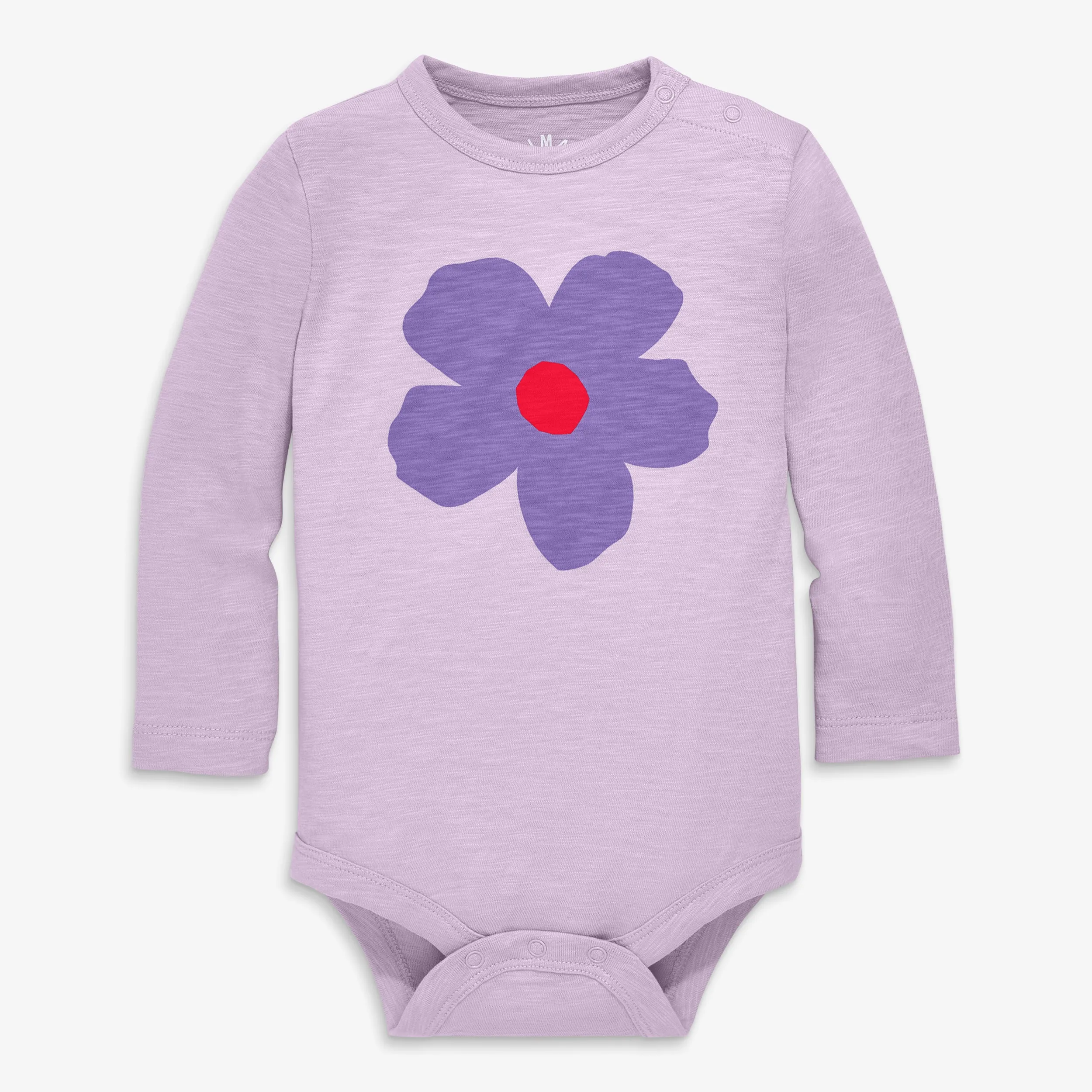 Long sleeve violet babysuit