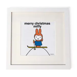 merry christmas miffy Personalised Square Print