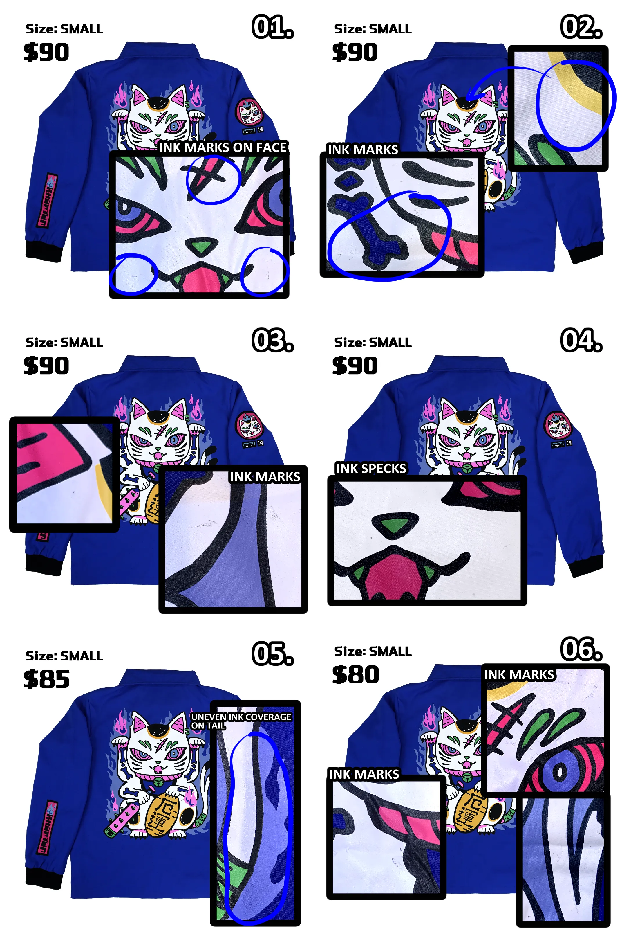 MISPRINT: UNLUCKY CAT Jacket