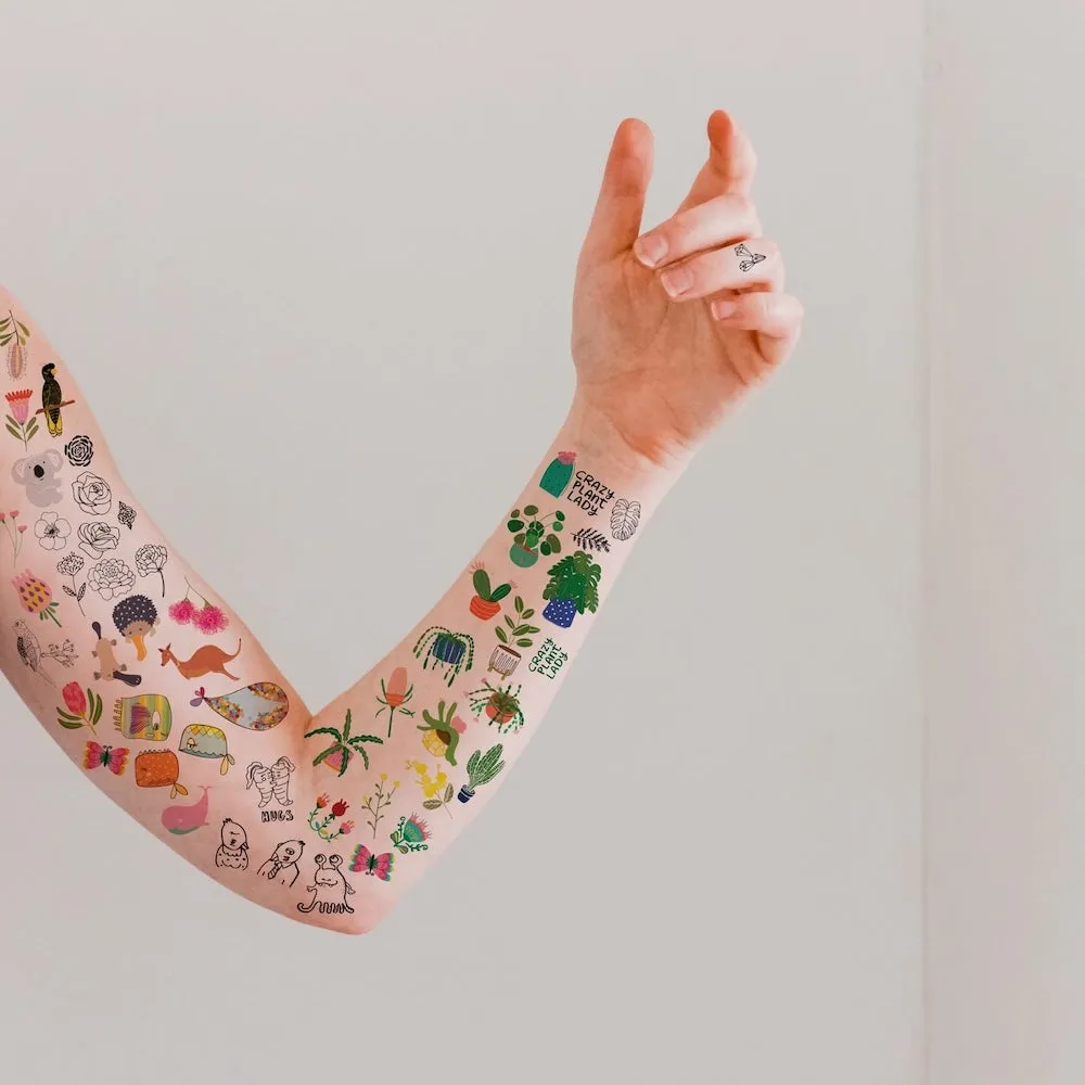 Missy Minzy Ice Creams Temporary Tattoos