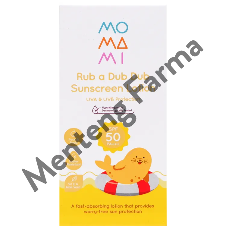 Momami Rub a Dub Dub Sunscreen Lotion 50 mL -  Krim Tabir Surya Bayi