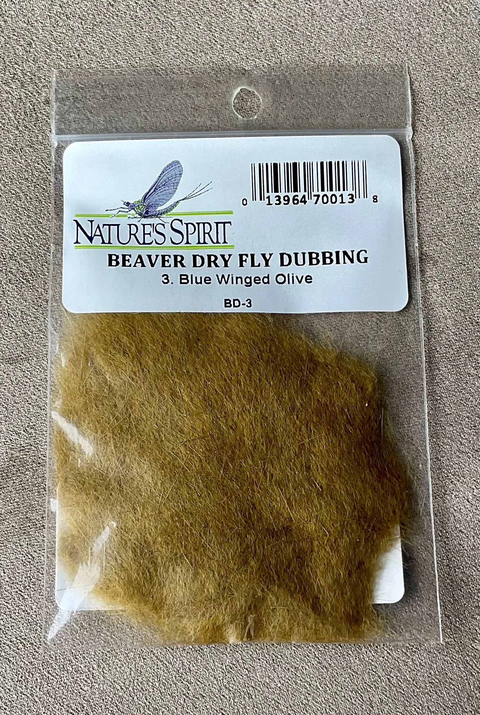 Nature's Spirit Beaver Dry Fly Dubbing