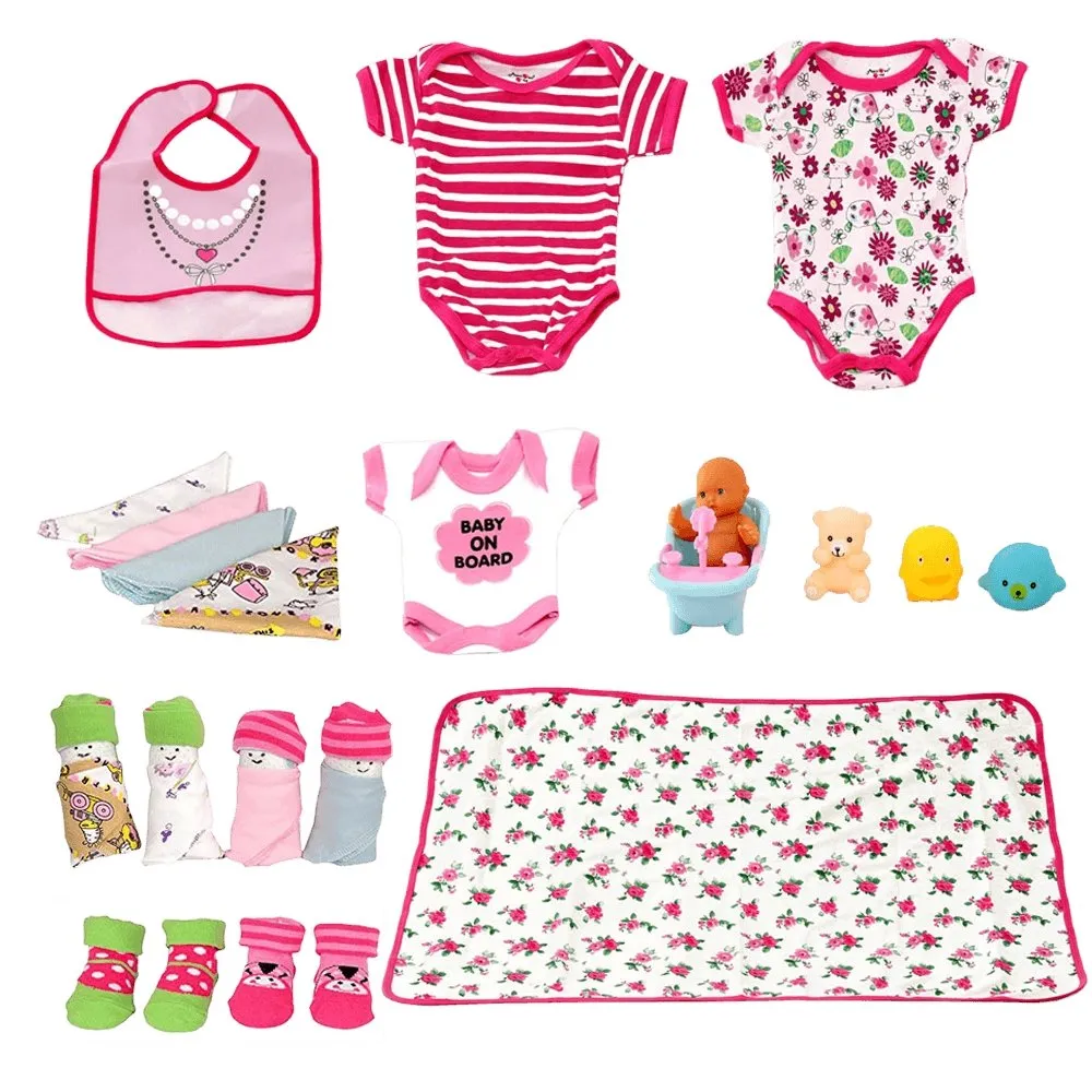 Newborn Baby Girl Picket Fence House Hamper (0-12 months)