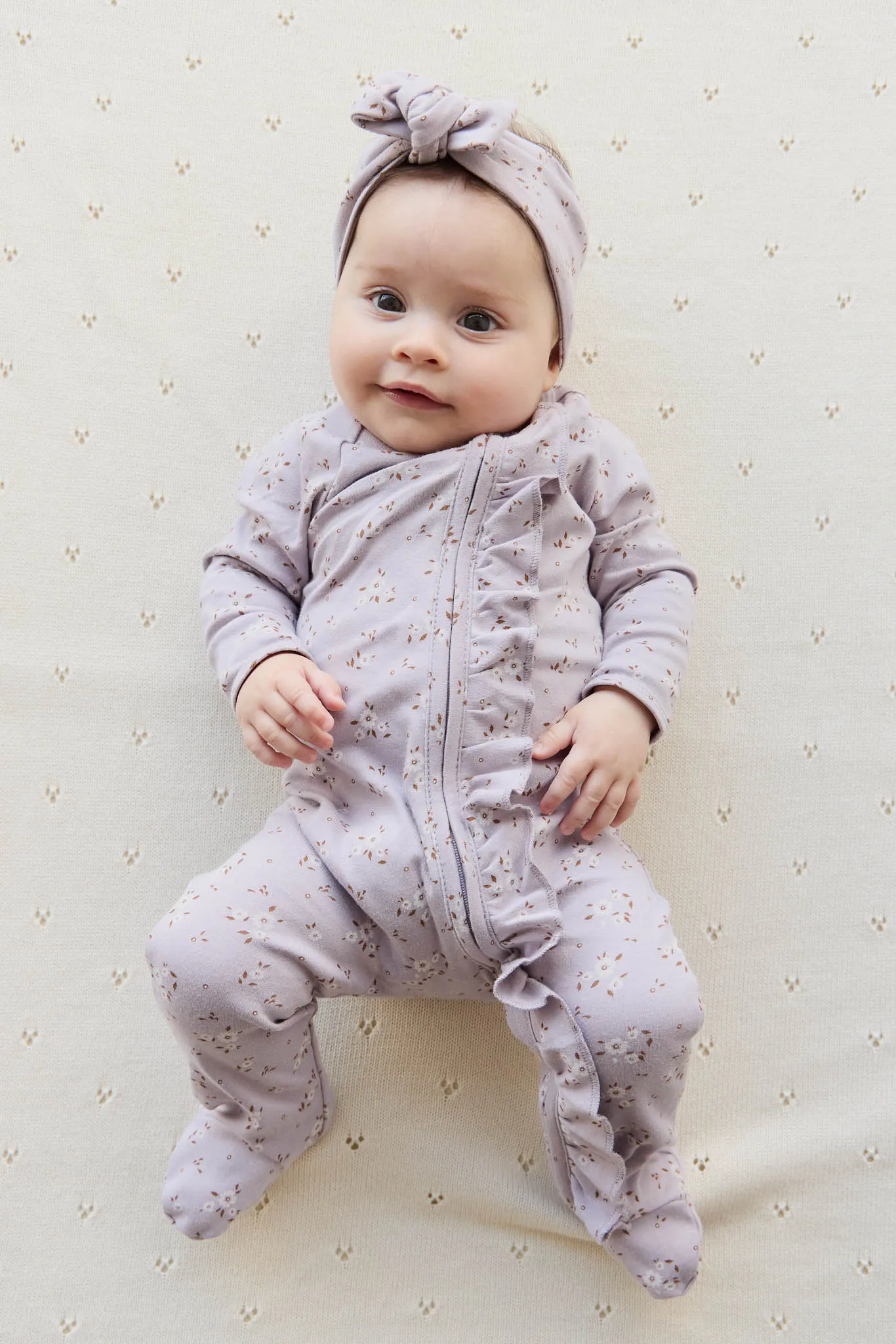 Organic Cotton Melanie Onepiece - Lulu Bloom Iris