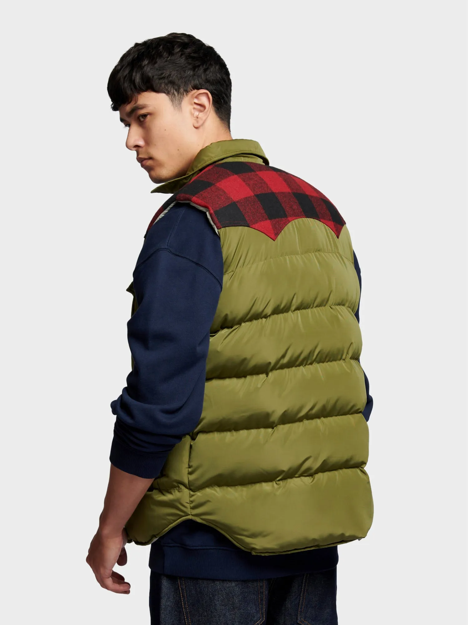 Mens Olive Capulet Rockford Vest by Penfield