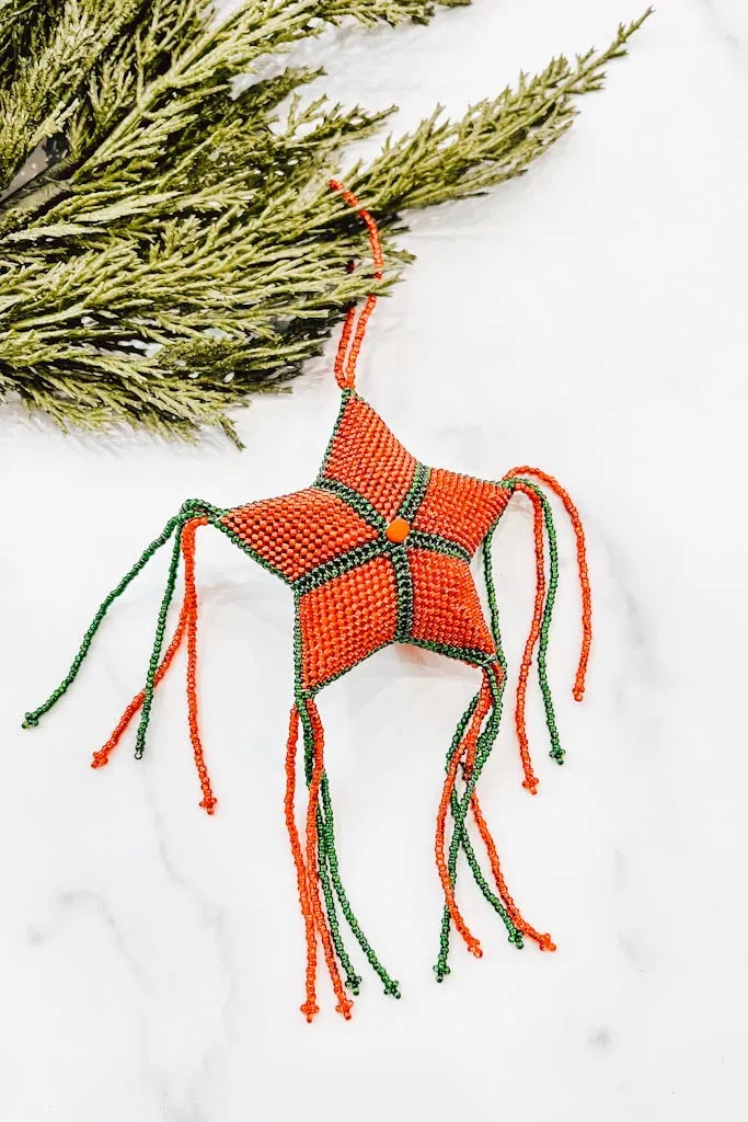 Piñata Stuffed Star Ornament