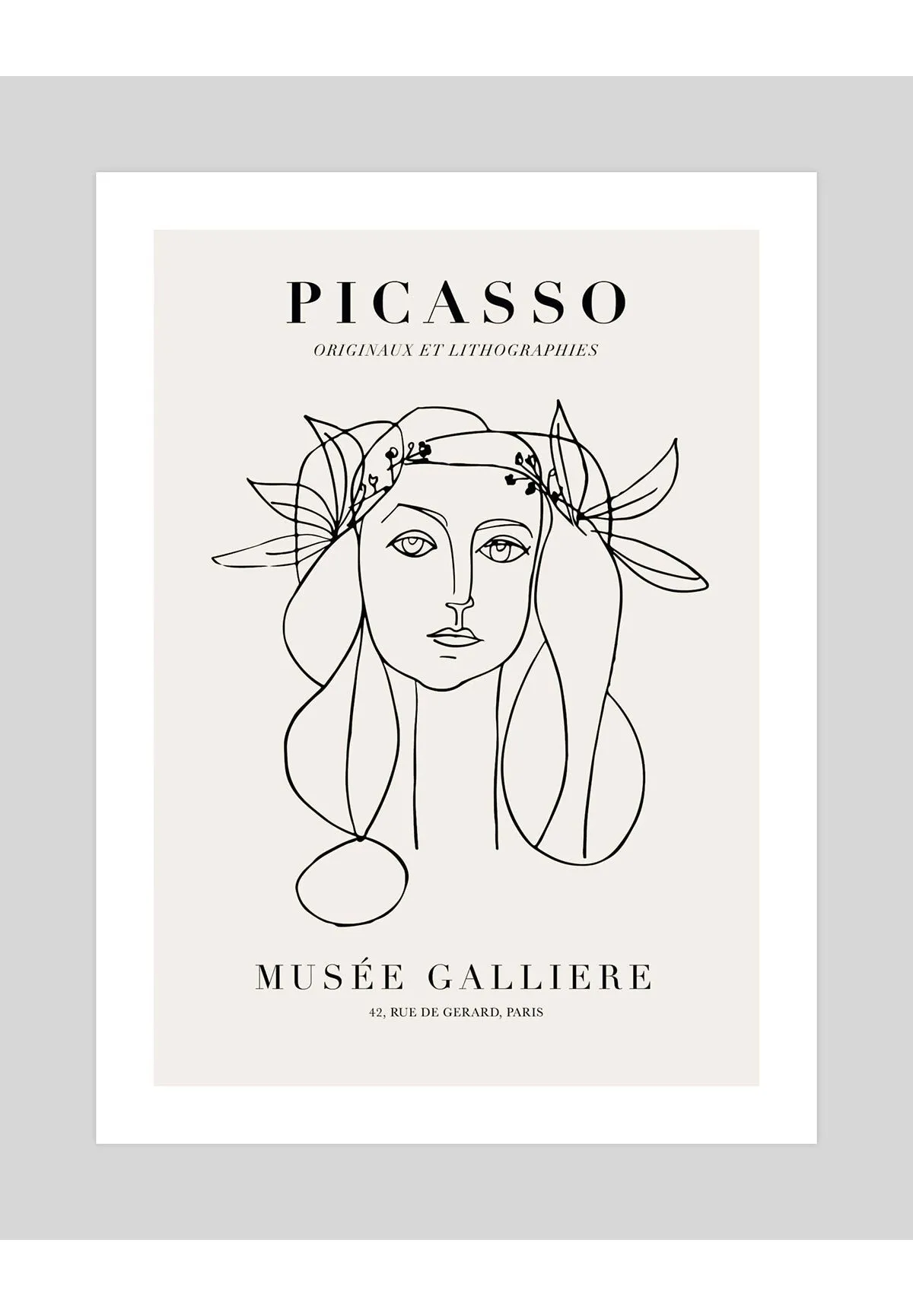 Picasso, Musee Galliere, Portrait Of Francoise Gilot