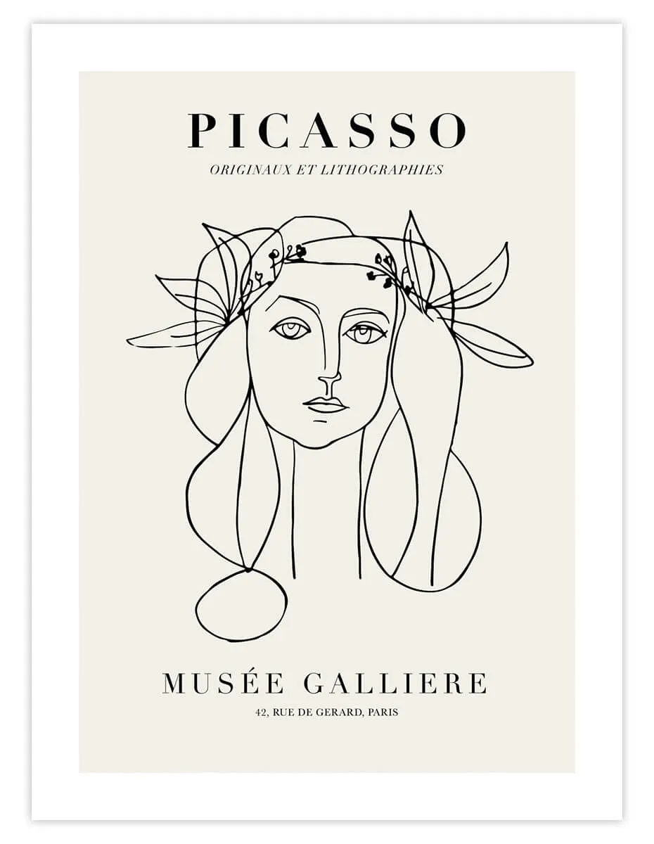 Picasso, Musee Galliere, Portrait Of Francoise Gilot