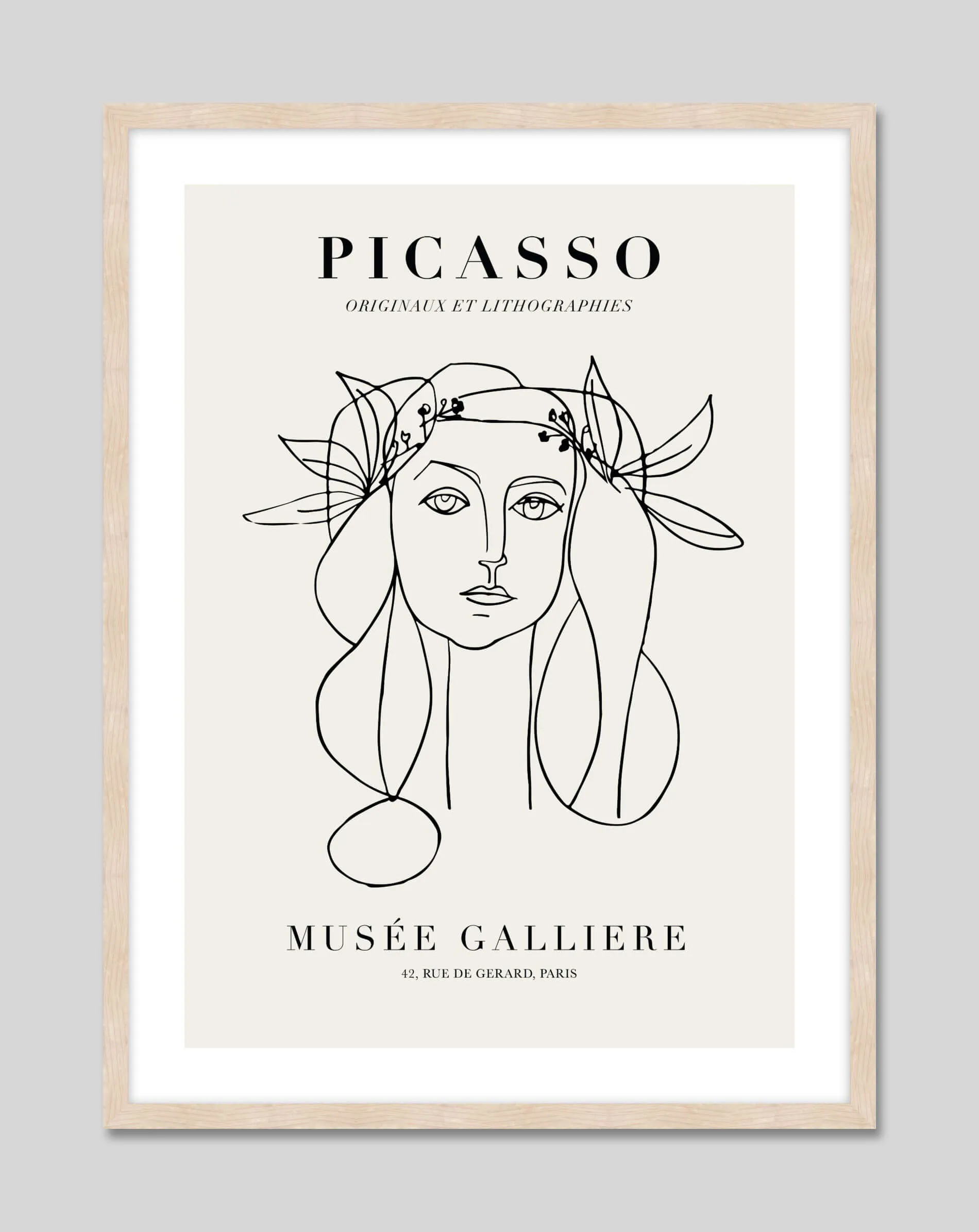 Picasso, Musee Galliere, Portrait Of Francoise Gilot