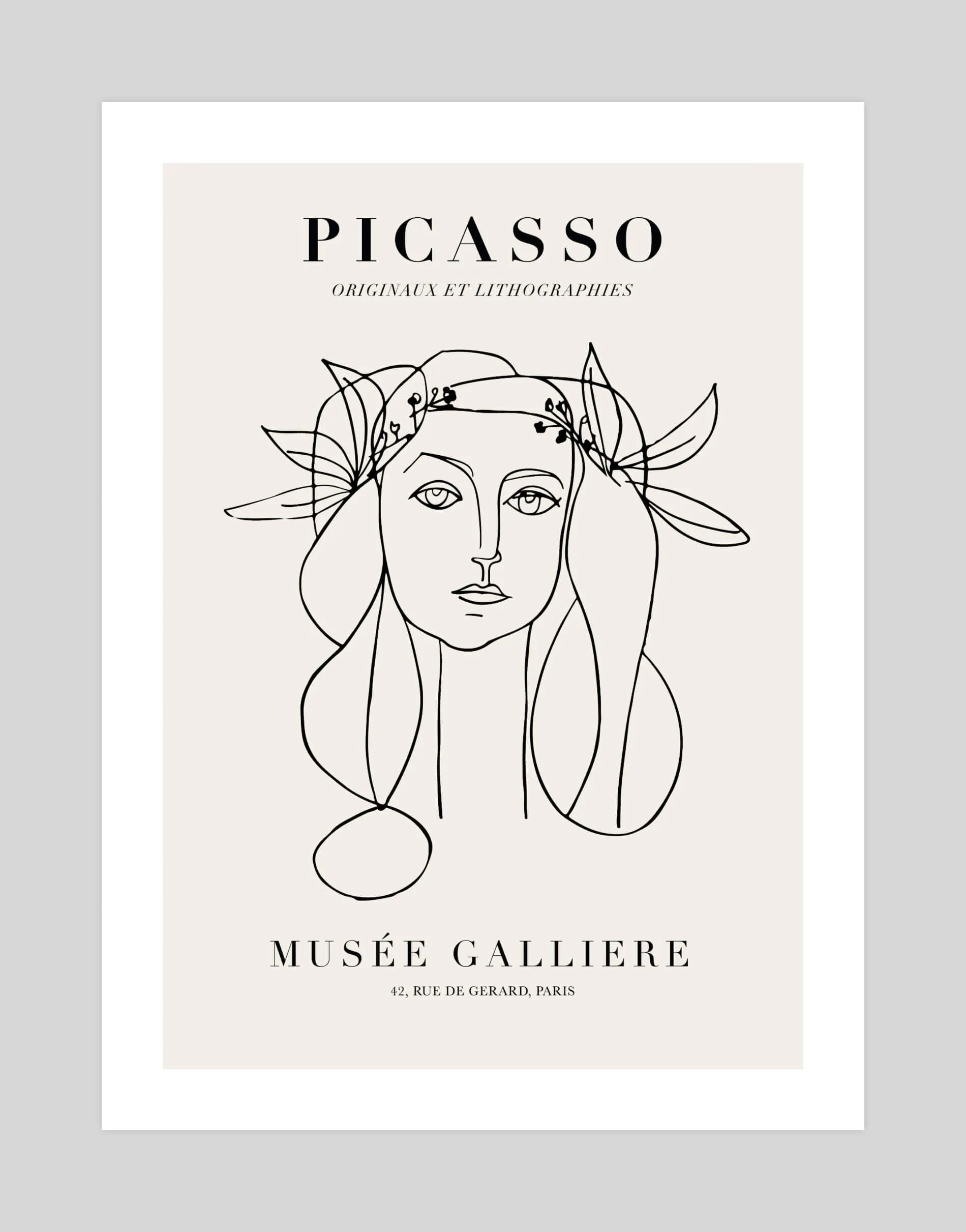 Picasso, Musee Galliere, Portrait Of Francoise Gilot