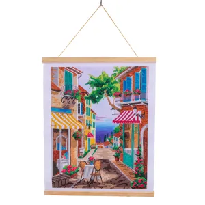 "Holiday Town" Crystal Art Scroll Kit